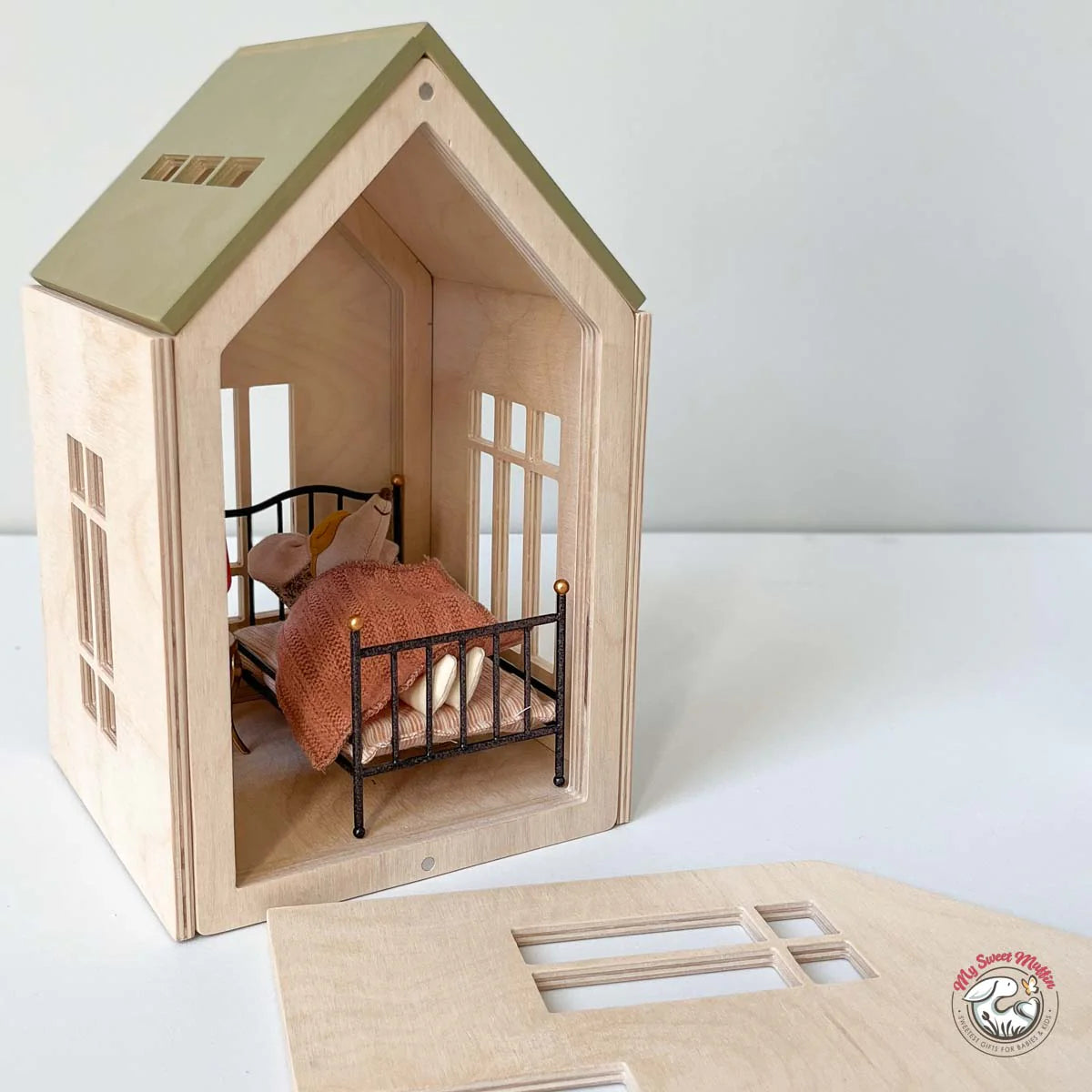 Magnetic Wooden Doll House, Large