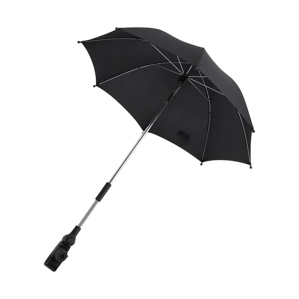 Baby Strollers Umbrella,Baby Stroller Wheelchair Pushchair Pram UV Rays Sun Rain Parasol Umbrella + Clip by