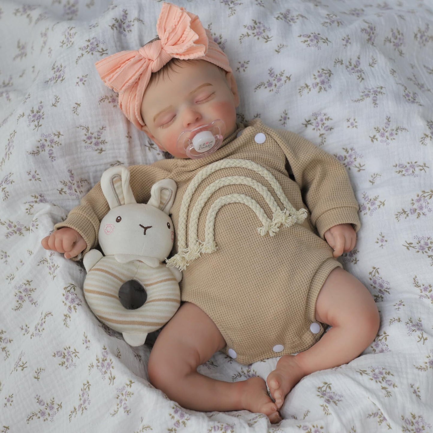 KSBD Lifelike Reborn Baby Dolls-20 Inch Sleeping Realistic Newborn Baby Dolls