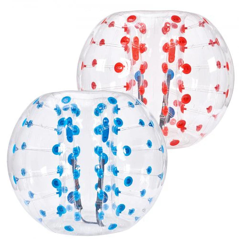 VEVOR Inflatable Bumper Balls 2-Pack, 5FT/1.5M Body Sumo Zorb Balls for Teen & Adult, 0.8Mm Thick PVC Human Hamster Bubble Balls for Outdoor Team Gaming Play, Bumper Bopper Toys for Garden, Yard, Park