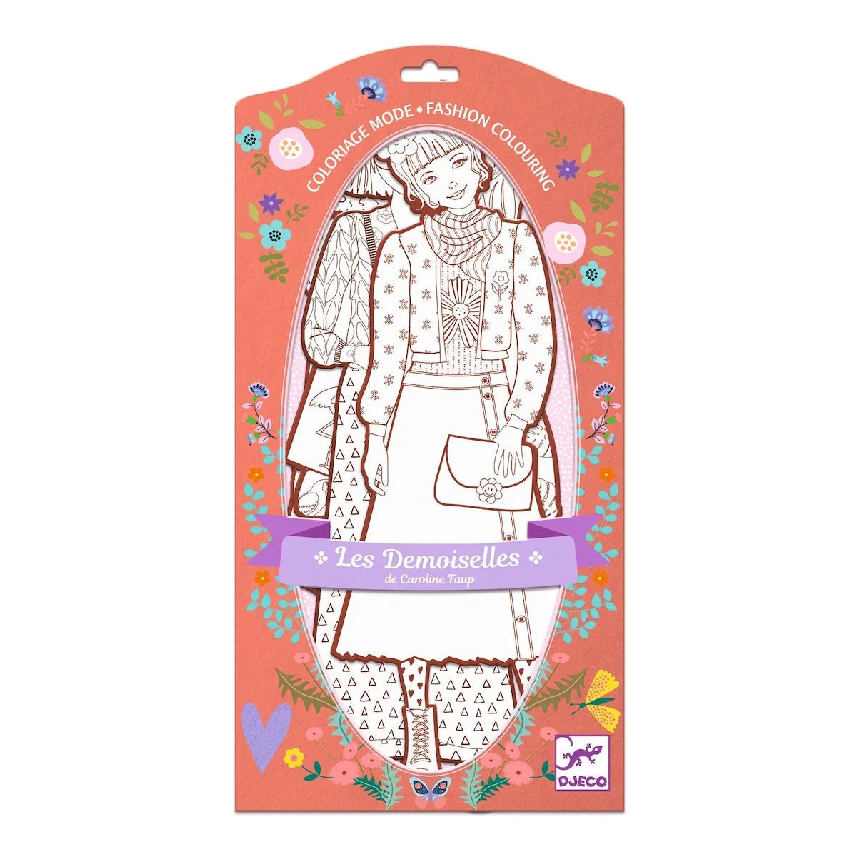 Demoiselle Coloring Paper Dolls