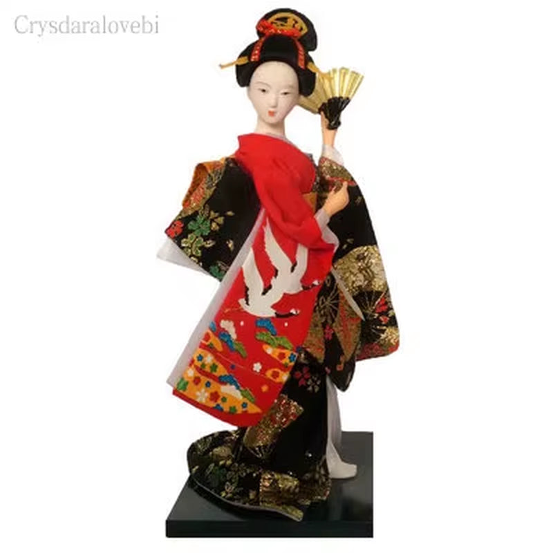 25Cm Statuette Ethnic Japanese Geisha Dolls Kimono Dolls Belle Girl Lady Collection Home Decoration Miniature Figurines