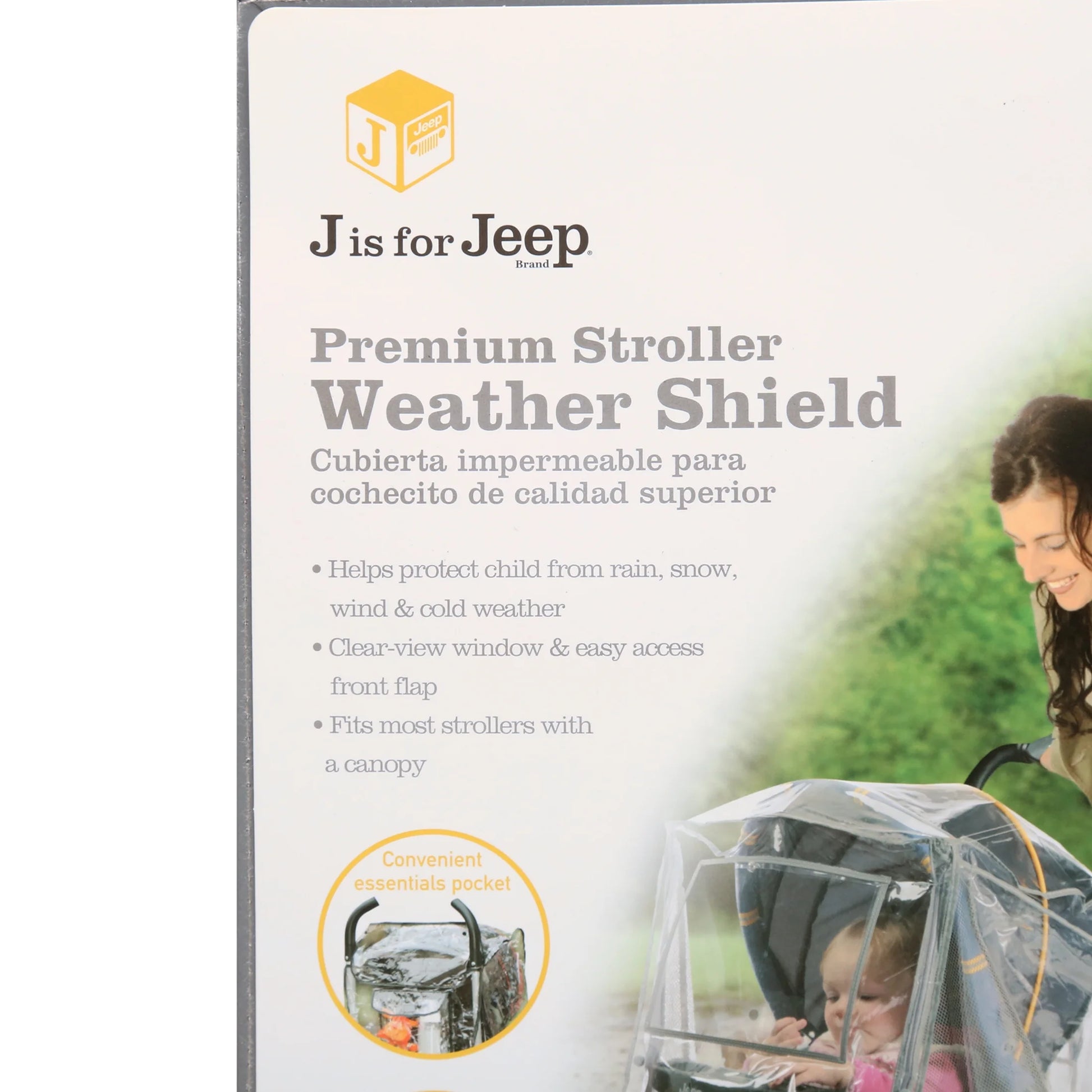 Premium Stroller Weather Shield, Clear