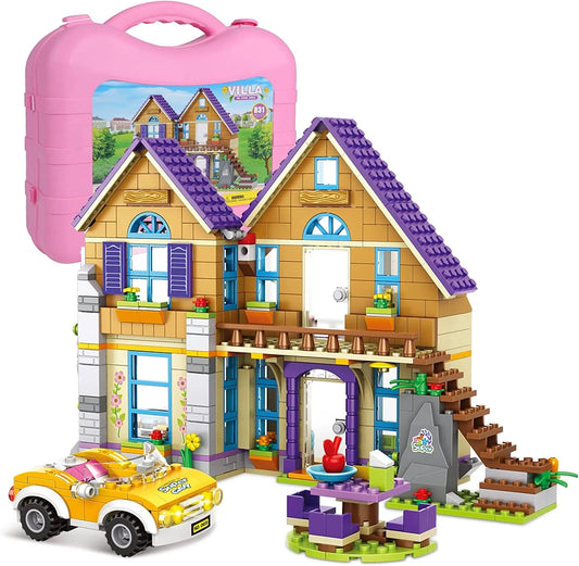 Friends House Building Blocks, Vacation Villa Blocks for Boys Girls Ages 6-12 (712 Pieces)