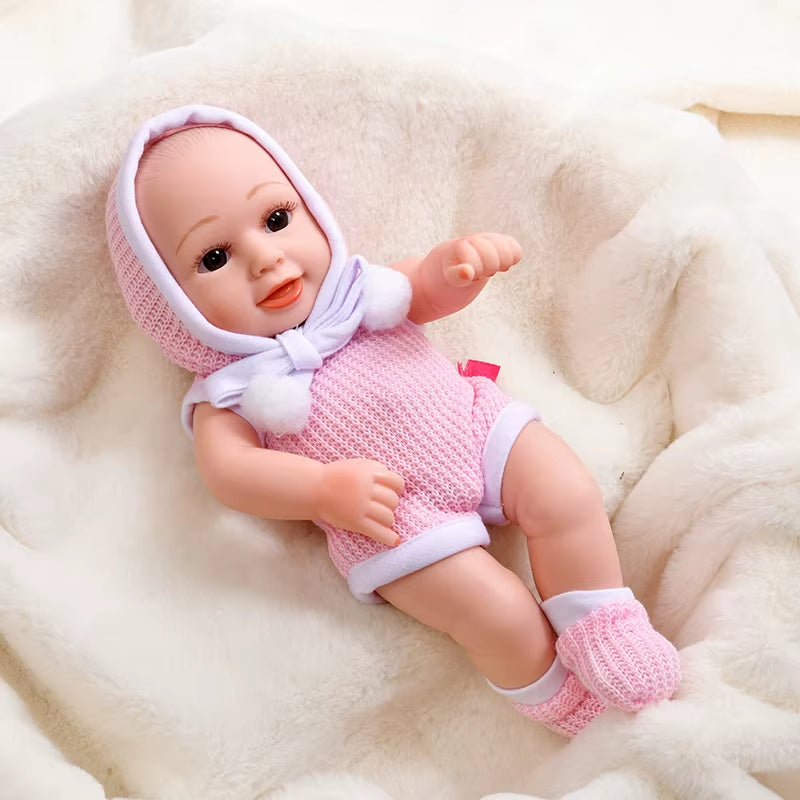 30Cm Reborn Baby Dolls Realistic Dolls Toys Girl Real Lifelike Baby Dolls Reborn Full Body Silicone Baby Doll Christmas Gifts